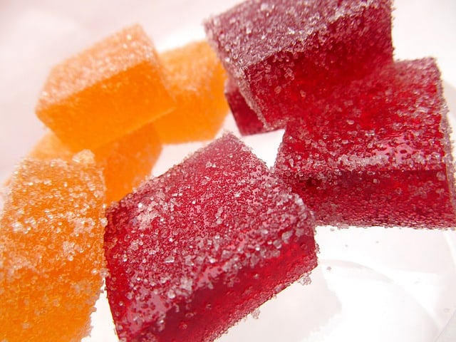colourful jelly candy 